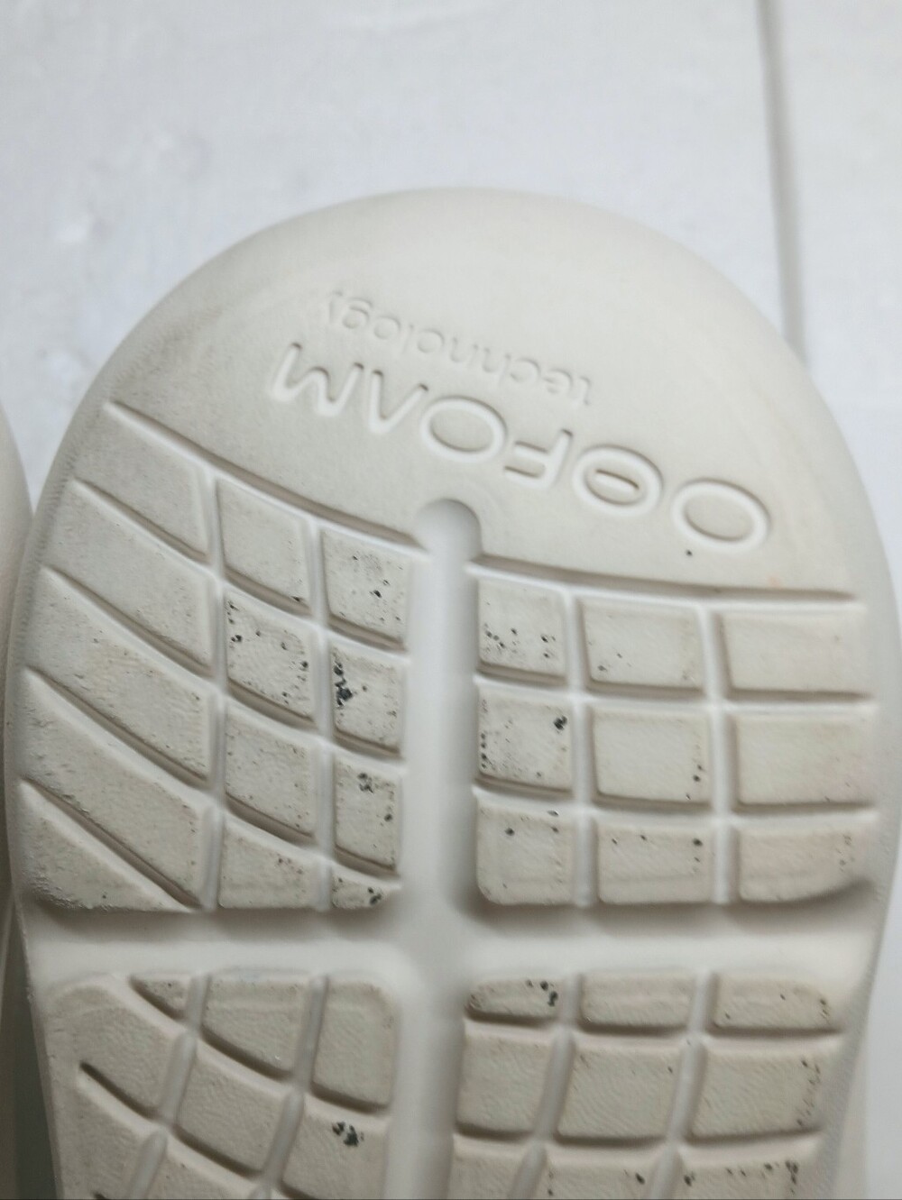 OOFOS OOmy Zen Womens 7.5 Chalk White Slip On Recovery Shoes Sneakers 5078 - Picture 15 of 16